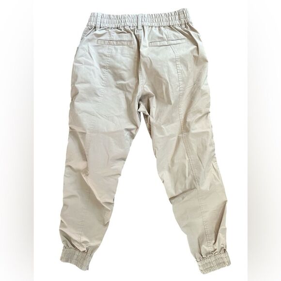 Derek Lam Jogger Track Pants Size 4 Neutral Champagne Color Lightweight - Picture 3 of 4